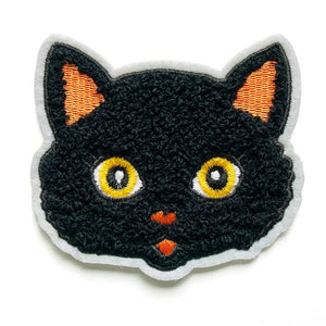 Black Cat Chenille Patch