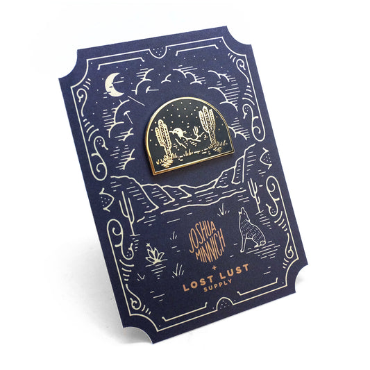 Low Desert Enamel Pin