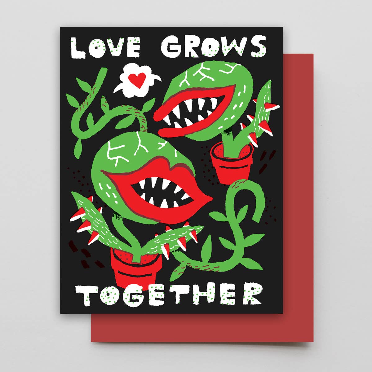 Love Grows Together Greeting Card