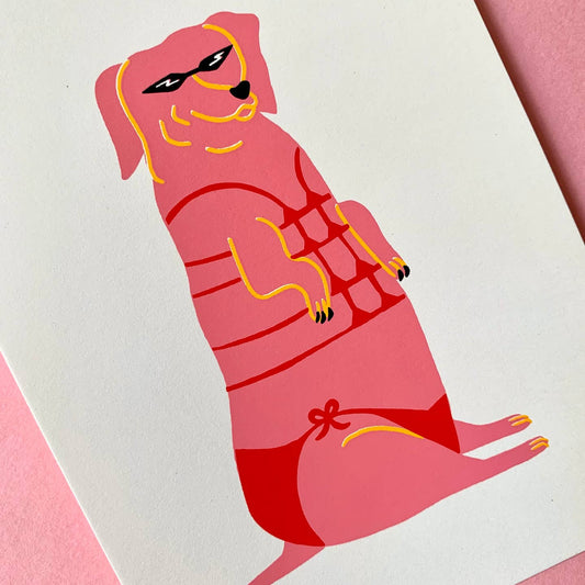 Hot Dog Bikini Weenie - Screen Print