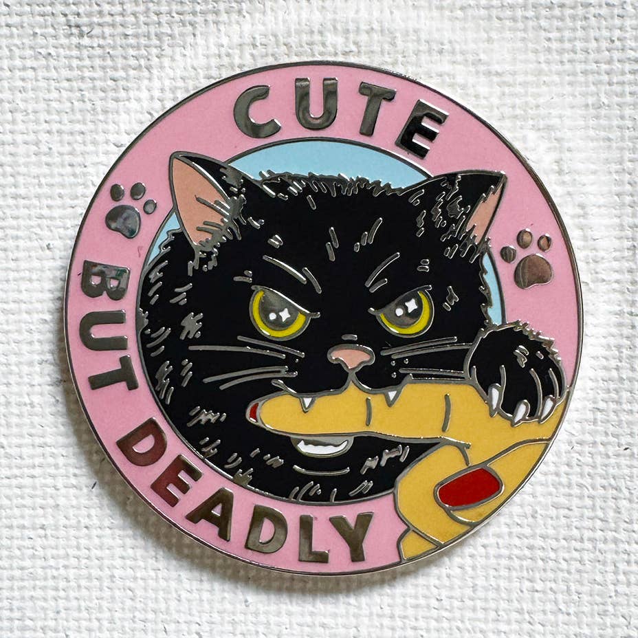 Cute But Deadly Enamel Pin