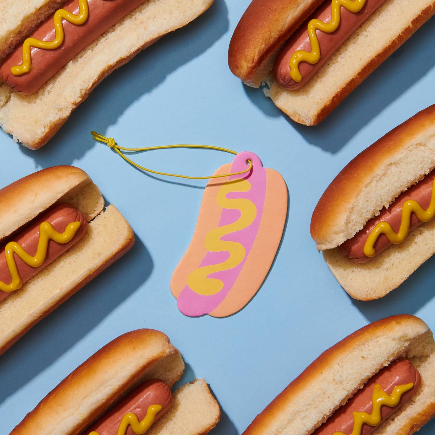 Hot Dog Air Freshener - Pink Lemonade Scented