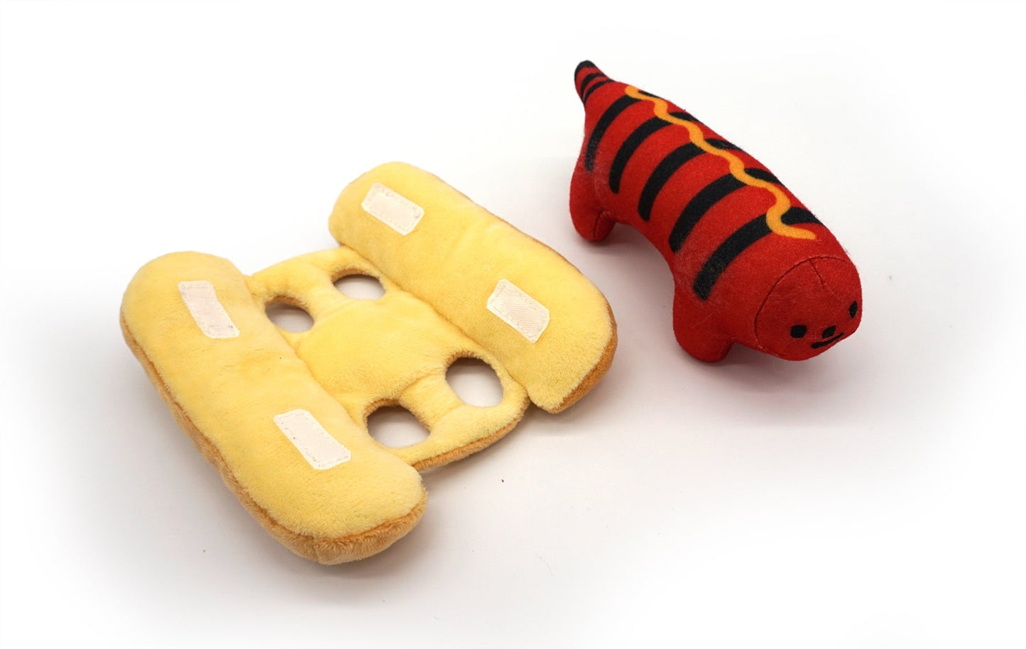 Hot Dog Puff Tiger Plush
