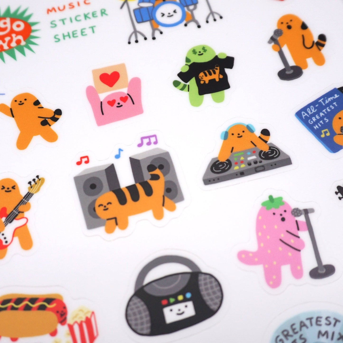 Music Sticker Sheet