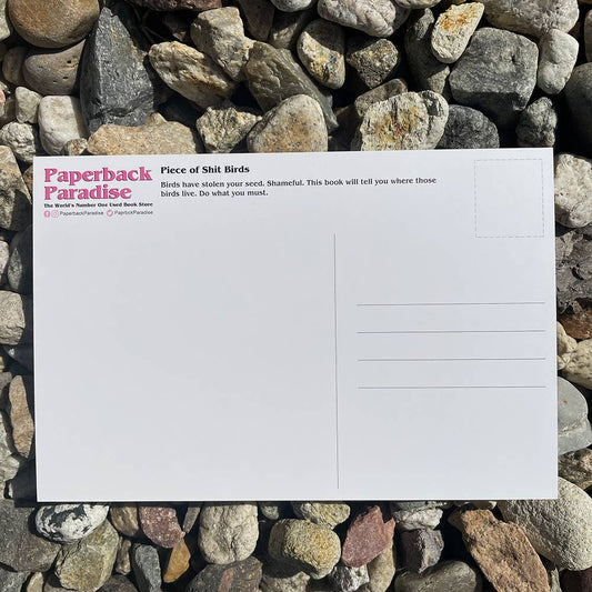 Piece Of Shit Birds Postcard