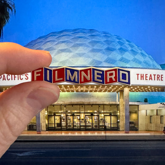 Film Nerd Enamel Pin