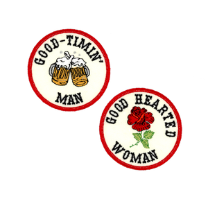 Good TImin' Man / Good Hearted Woman Patch Set