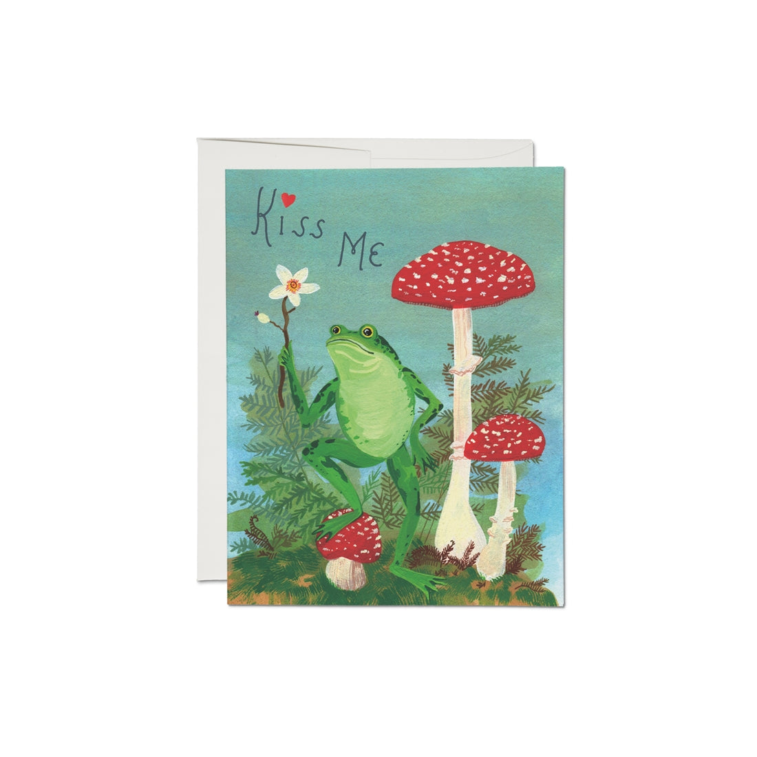 Kiss Me Frog Card