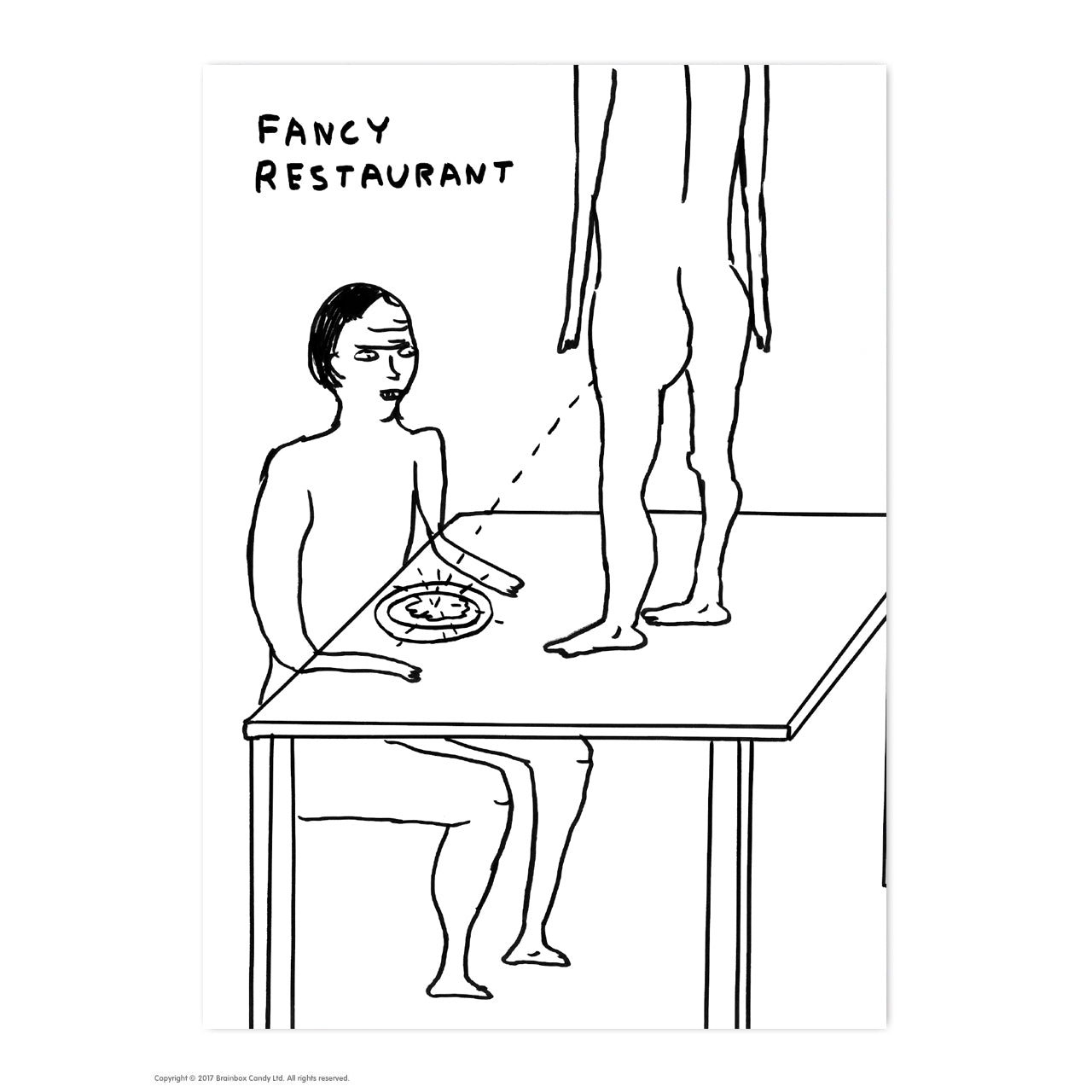 Fancy Restaurant Postcard