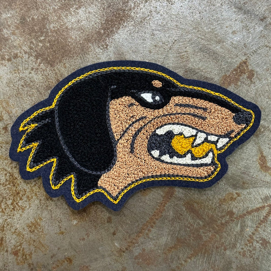 Chainstitch Black and Tan Dachshund Patch