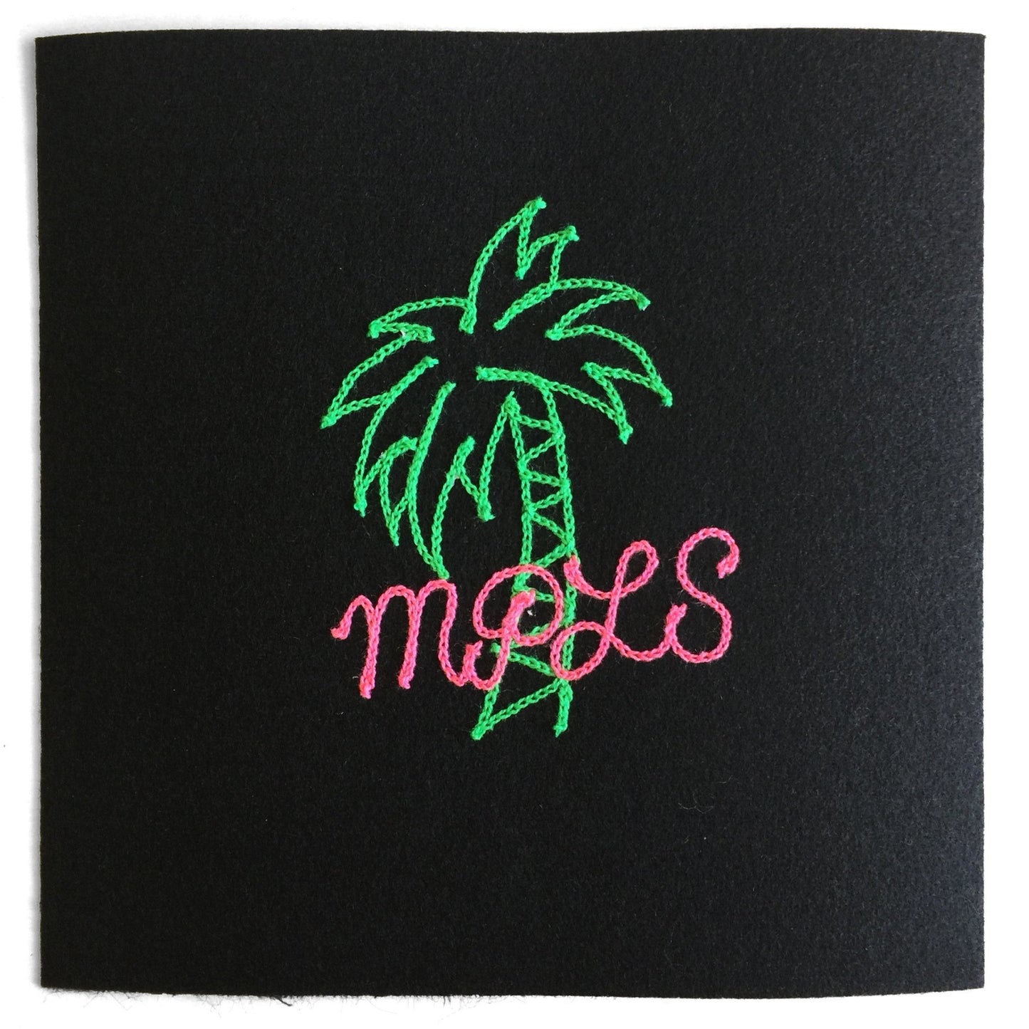 Custom Paradise Palm Tree Chainstitch Patch - World Famous Original