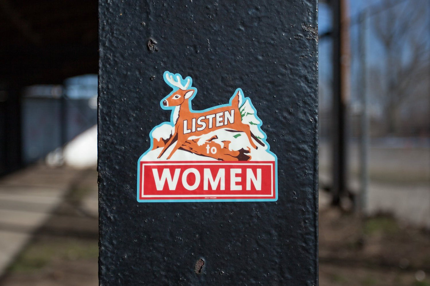 Listen To Women Sticker - World Famous Original