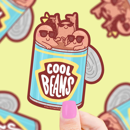 Cool Beans Vinyl Sticker