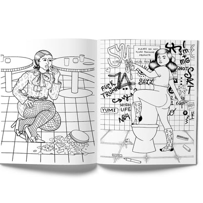 Gross Girls Club Coloring Book