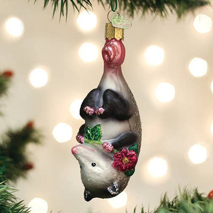 Blossom Opossum Ornament