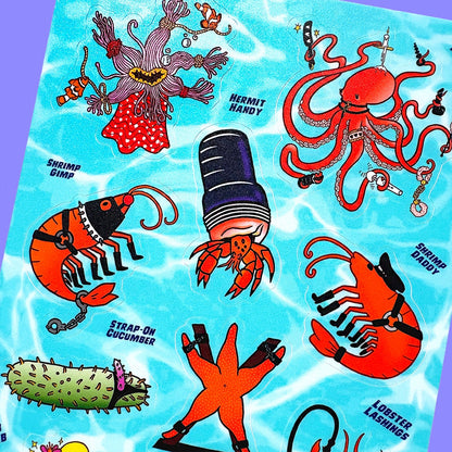The Bottom Feeder's Sticker Sheet