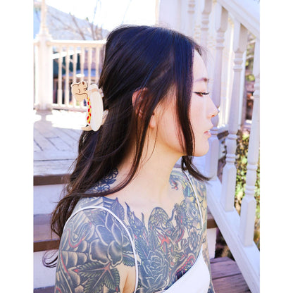 Hot Dog Dachshund Hair Claw