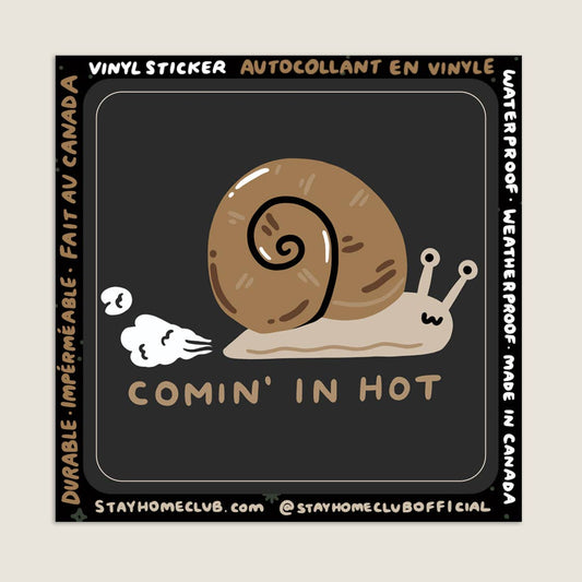Comin' In Hot Sticker