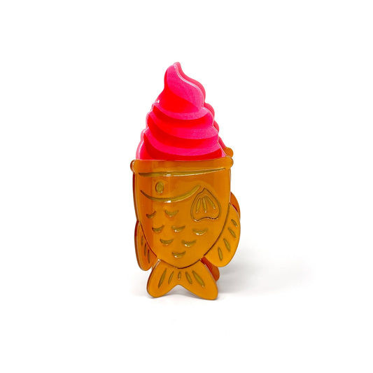 Taiyaki Soft Serve Ice Cream Hair Claw