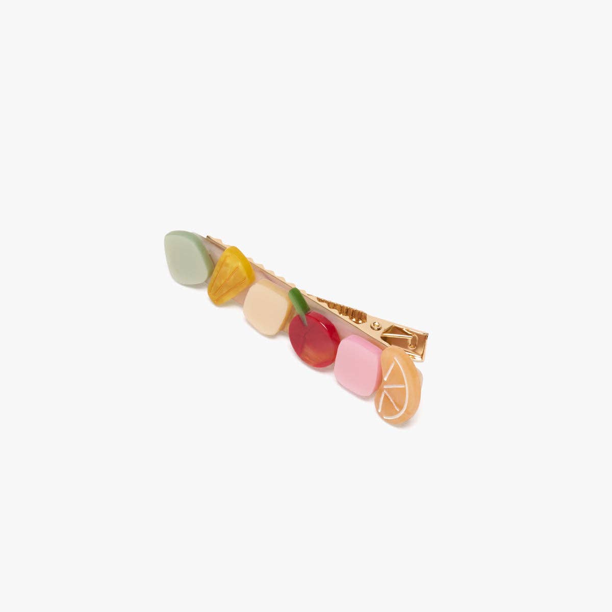 Ambrosia Fruit Salad Alligator Acetate Hair Clip Accessory