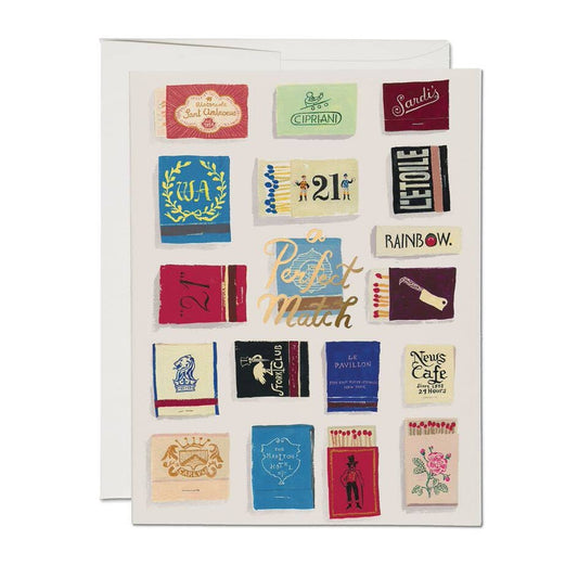 A Perfect Match Love Card