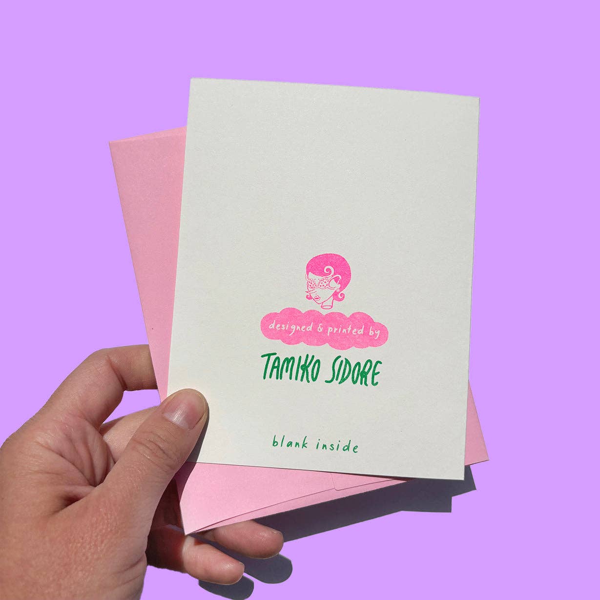 Slugs & Kisses Risograph Greeting Card