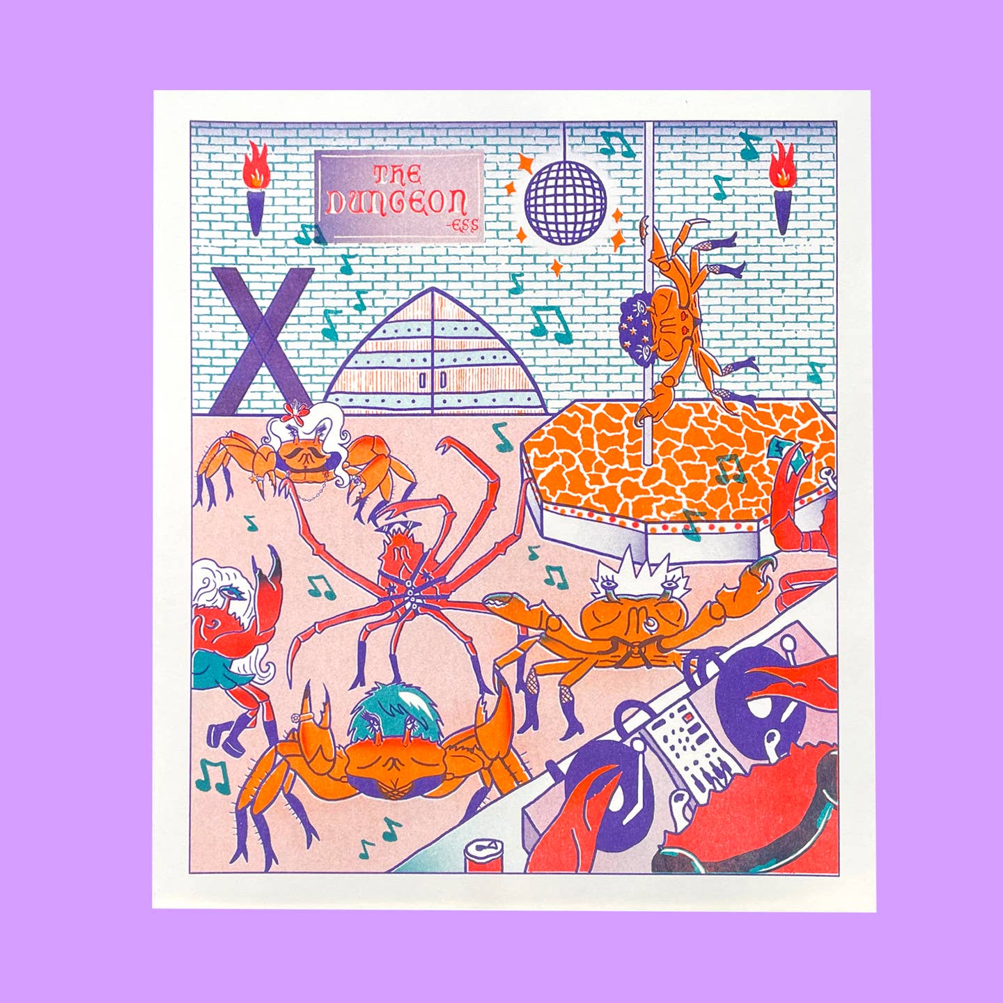 The DUNGEONess Party - Riso Print (Copy)