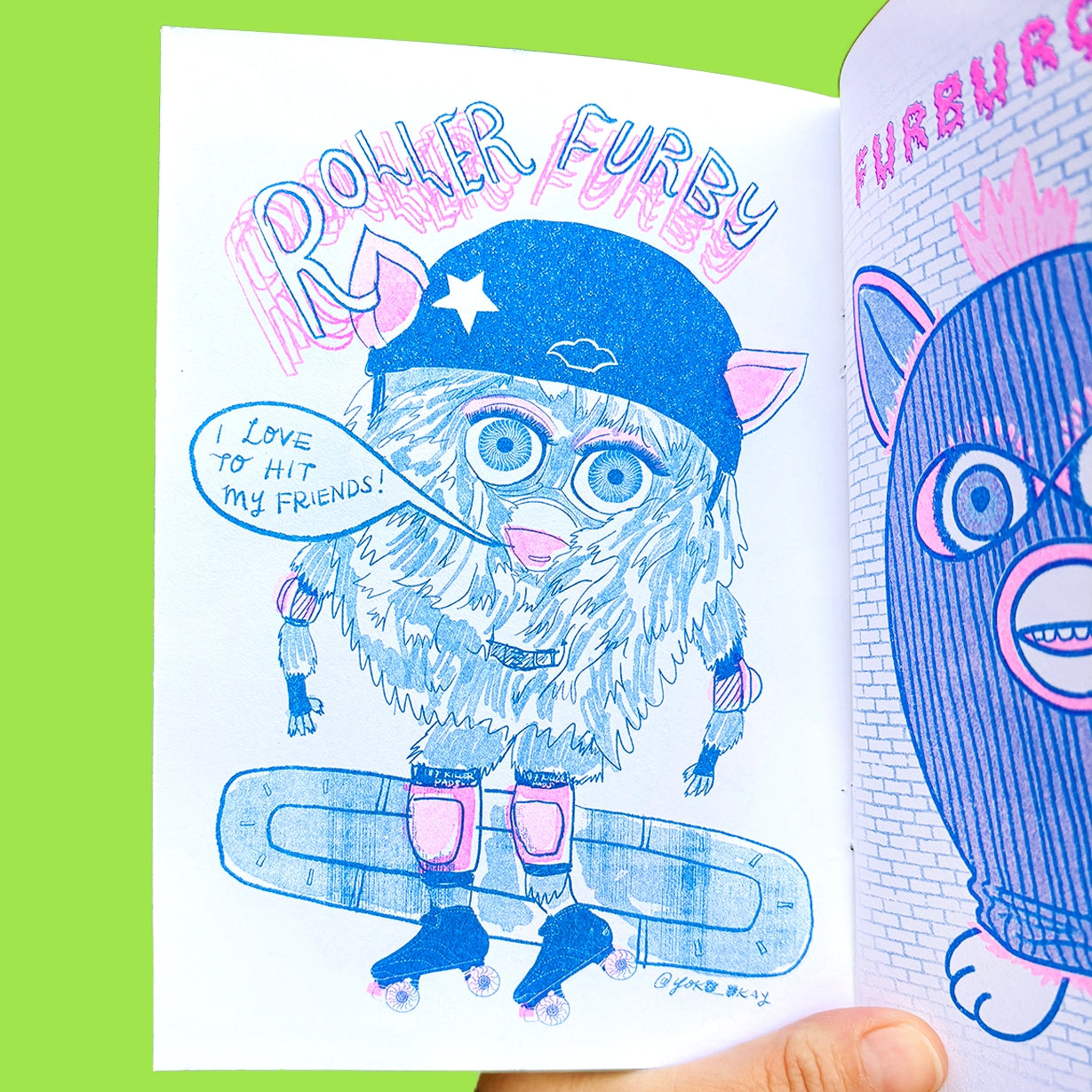 Furbyphillia - Risograph Zine