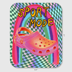 Sport Mode Holographic Sticker