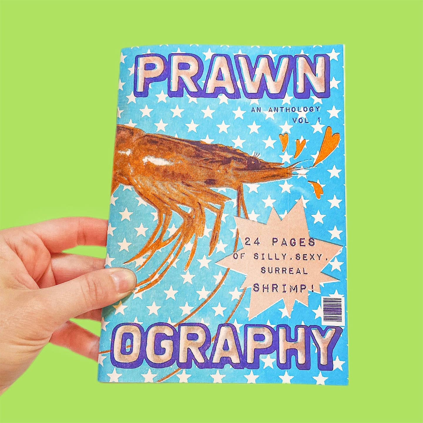 Prawnography Risograph Zine
