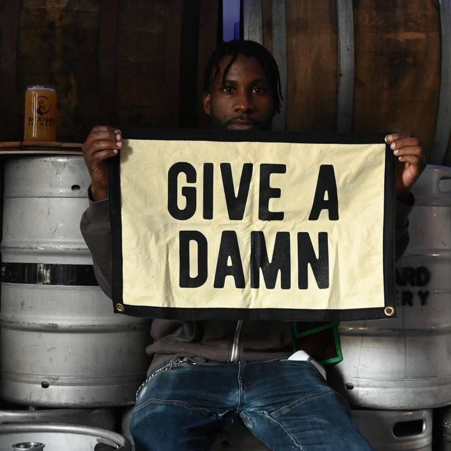 Give A Damn Camp Flag