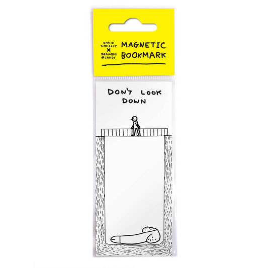 Don't Look Down Magnetic Bookmark - David Shrigley