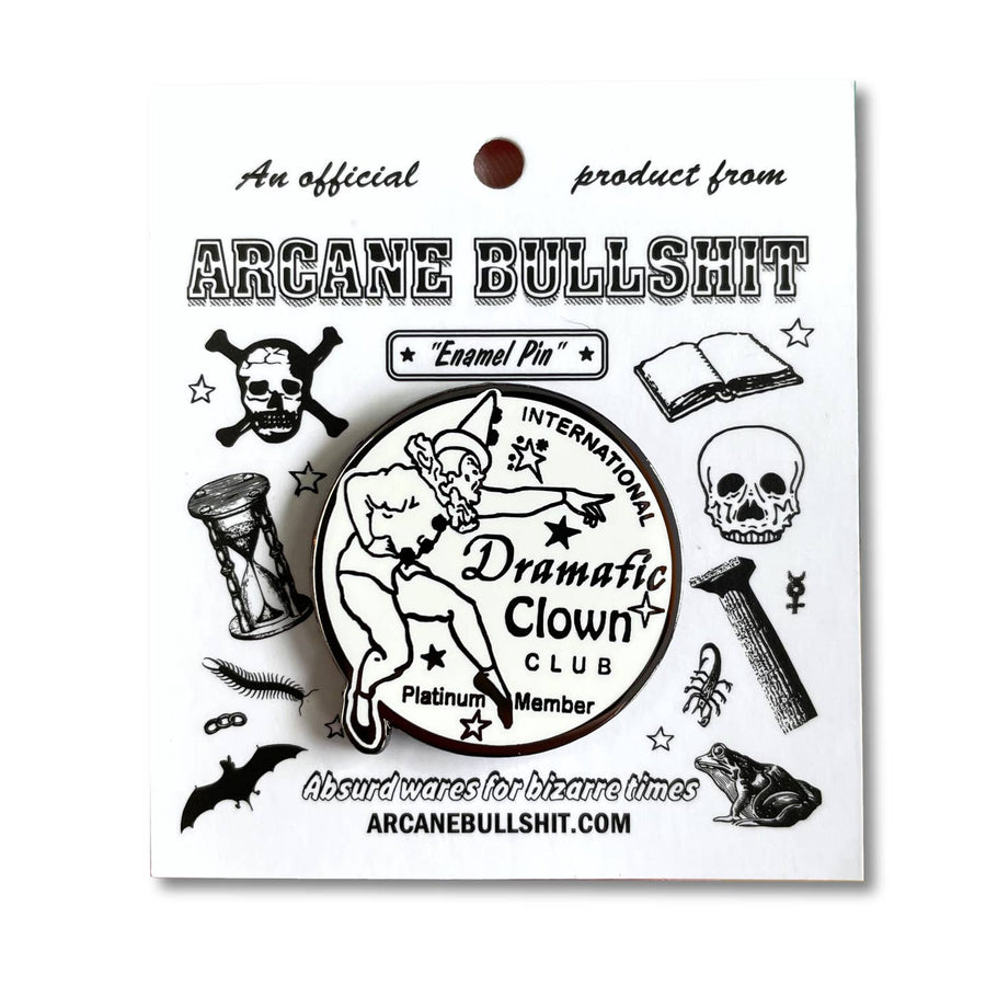 Dramatic Clown Club Pin