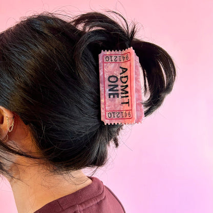 Admit One Ticket Hair Claw