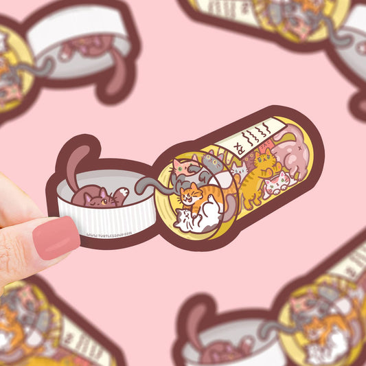 Kitty Rx Purrscription Vinyl Sticker