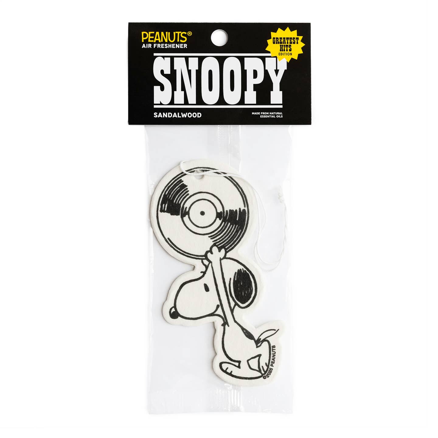 Snoopy Greatest Hits Record Air Freshener