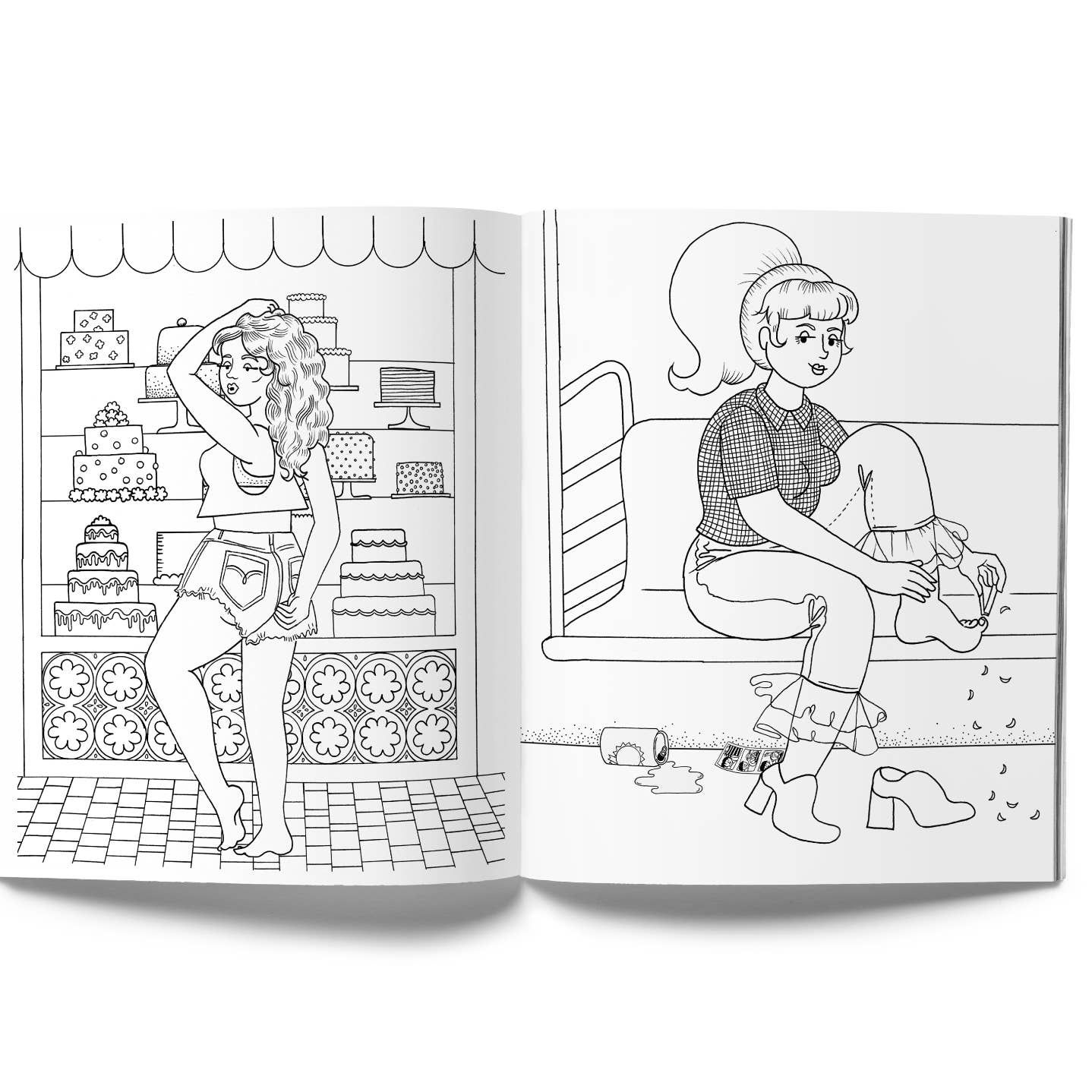 Gross Girls Club Coloring Book