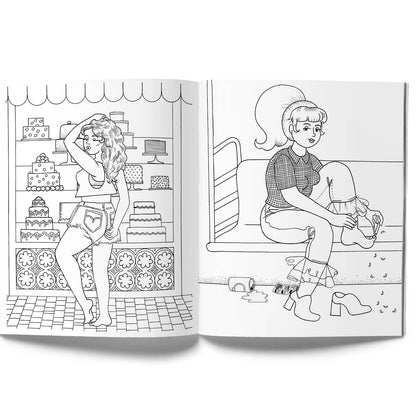 Gross Girls Club Coloring Book