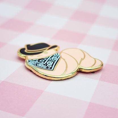 Yeehaw Worm Enamel Pin