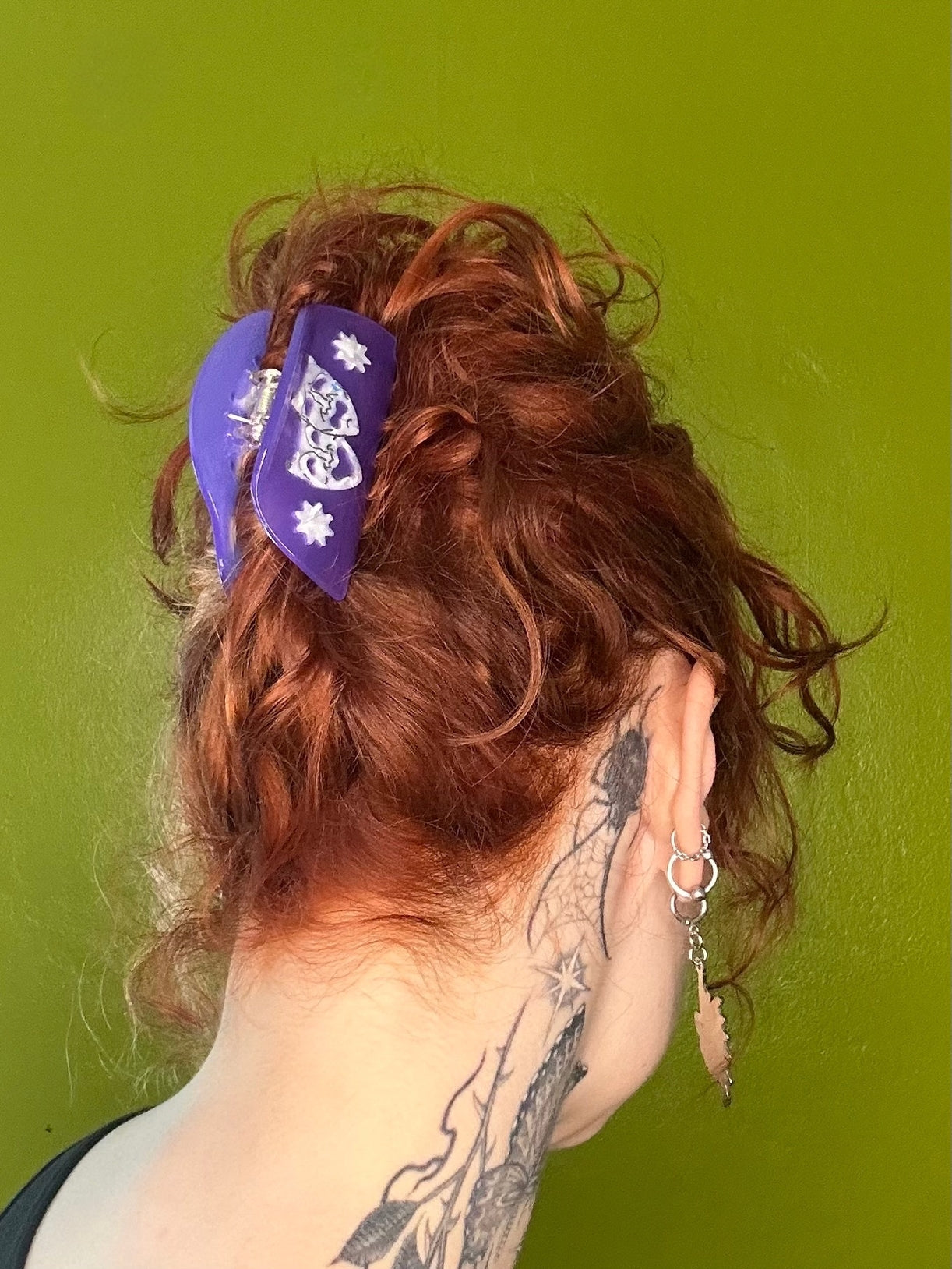 Comedy Tragedy Purple Hair Claw
