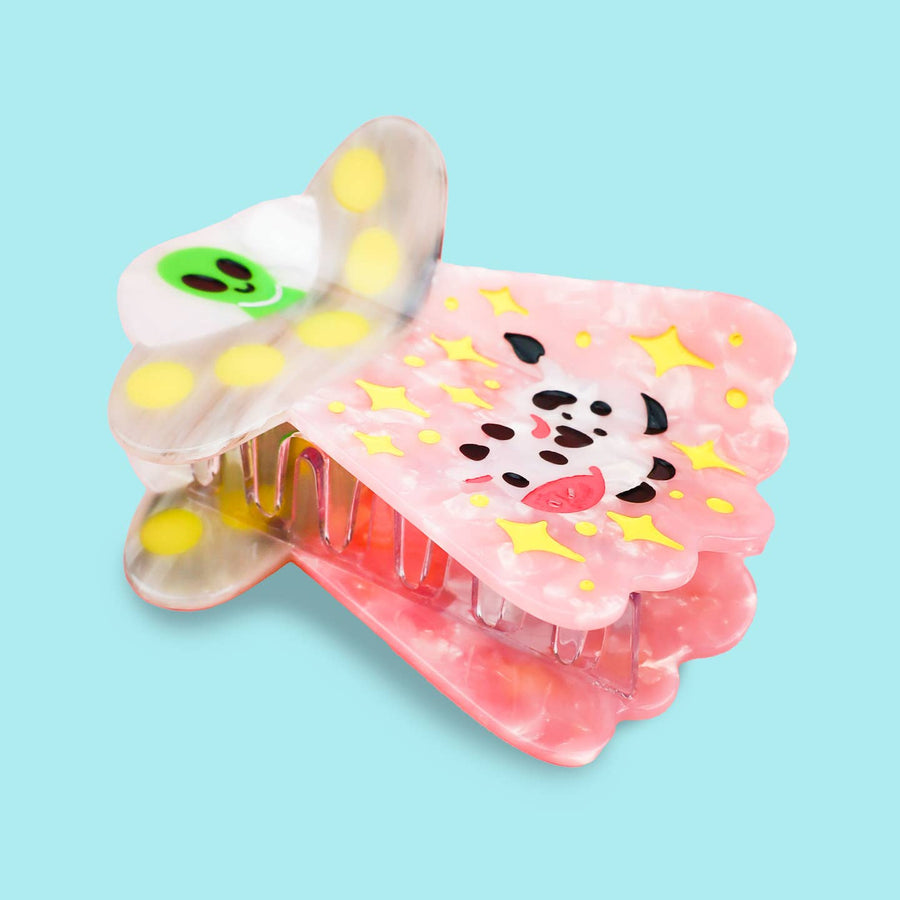 Alien Cow Abduction Hair Claw