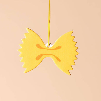 Farfalle Bowtie Pasta Vehicle Lemon Scented Air Freshener