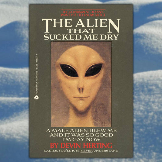 The Alien That Sucked Me Dry Postcard