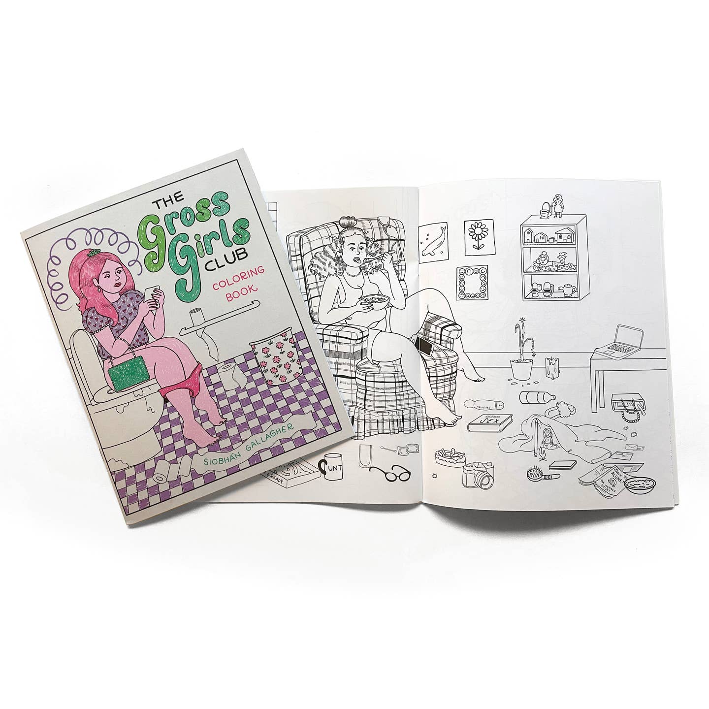 Gross Girls Club Coloring Book