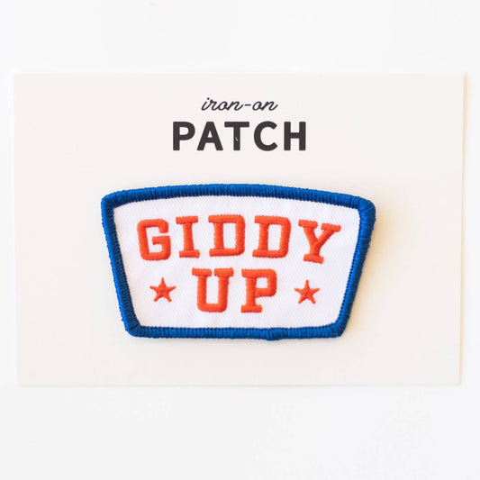 Giddy Up Embroidered Patch