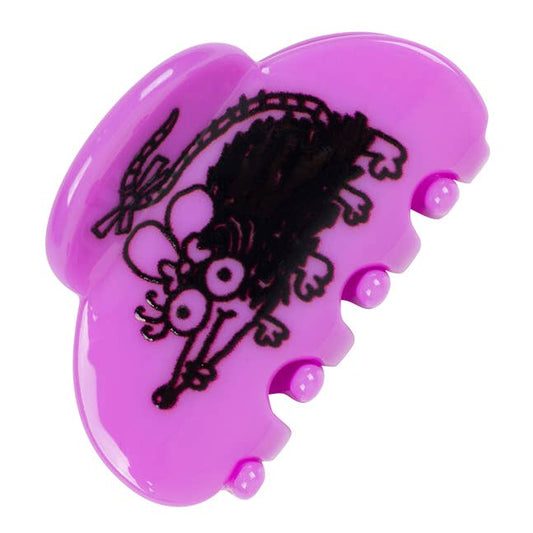 Mini Purple Rat Hair Claw