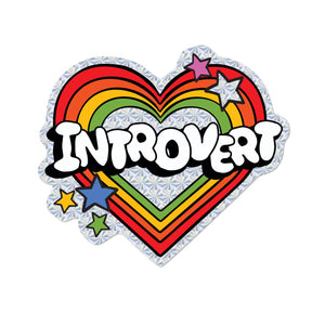 Introvert Prizmatic Sticker