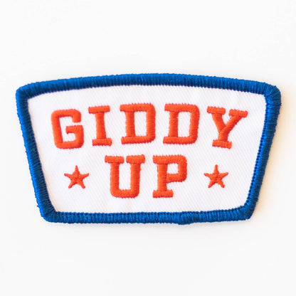 Giddy Up Embroidered Patch