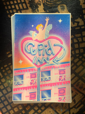 Cupid Inn - Risograph Print
