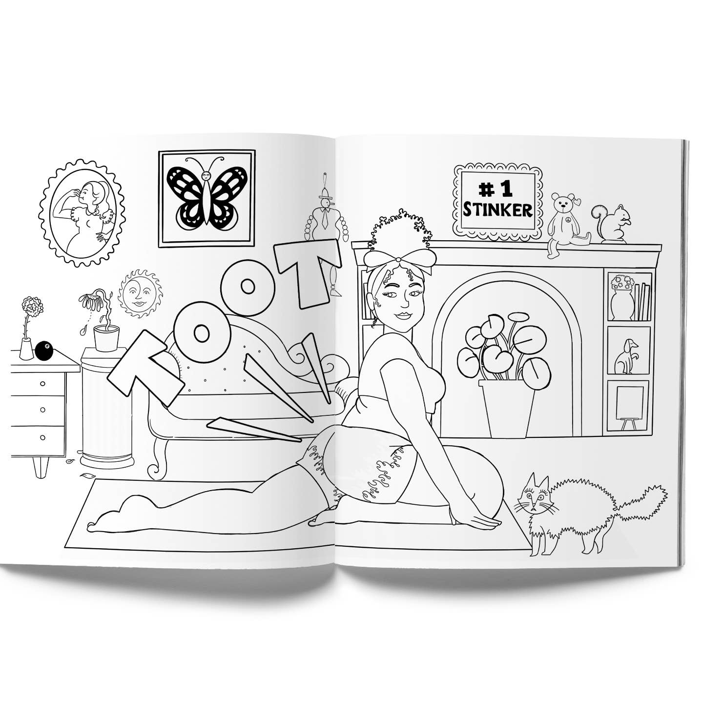 Gross Girls Club Coloring Book